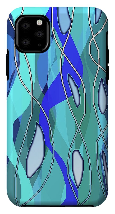 Wavy Blue - Phone Case