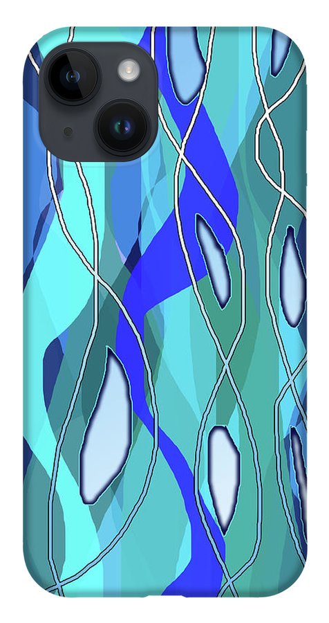 Wavy Blue - Phone Case