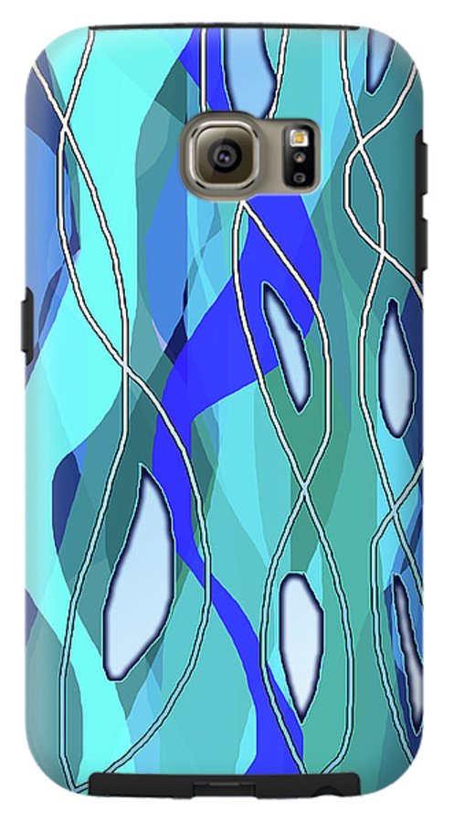 Wavy Blue - Phone Case