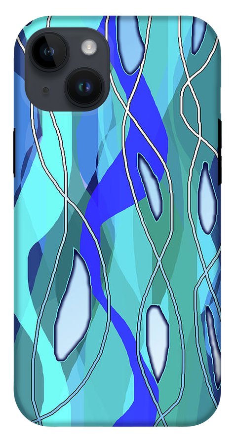 Wavy Blue - Phone Case