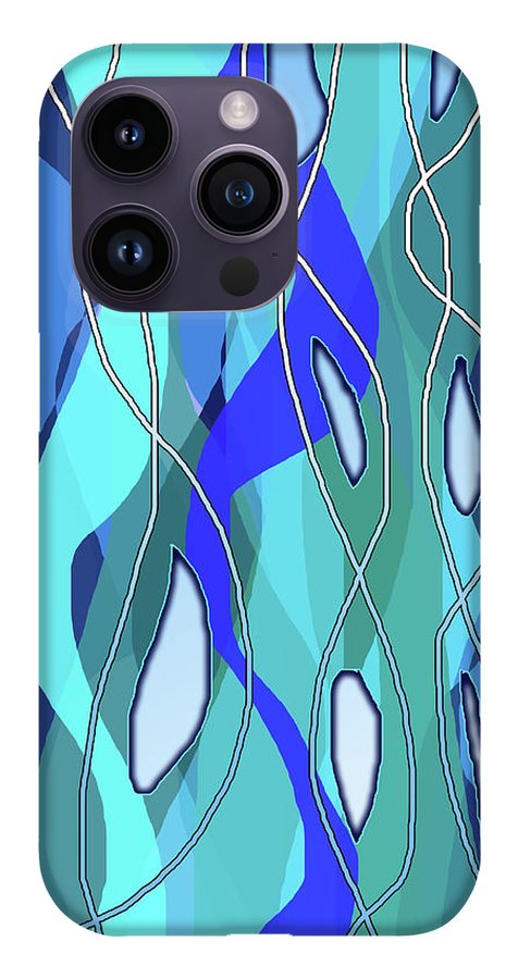 Wavy Blue - Phone Case