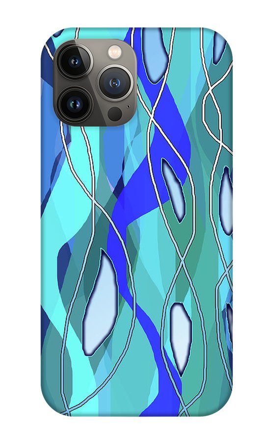 Wavy Blue - Phone Case