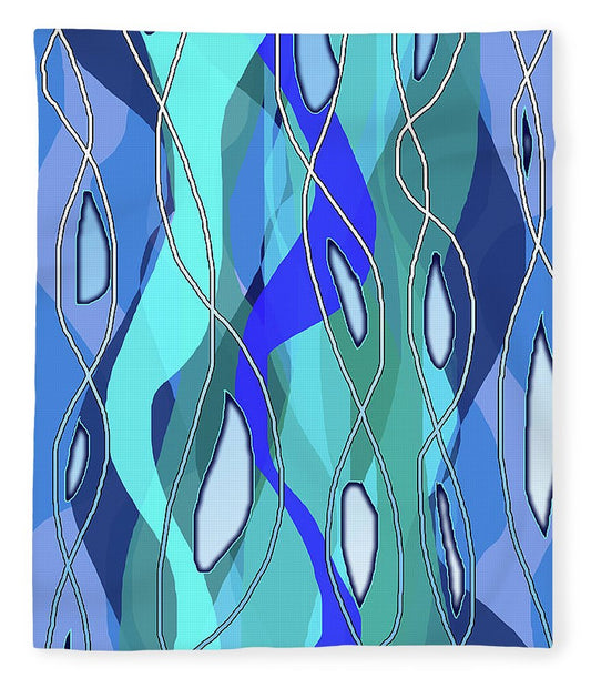 Wavy Blue - Blanket