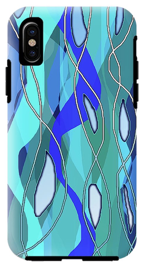 Wavy Blue - Phone Case