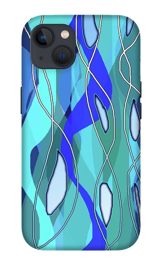 Wavy Blue - Phone Case