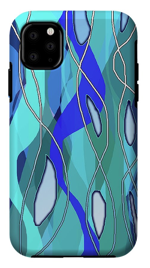Wavy Blue - Phone Case