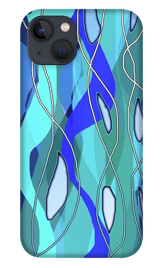 Wavy Blue - Phone Case