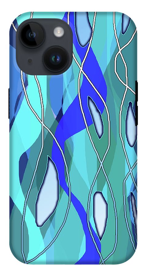 Wavy Blue - Phone Case