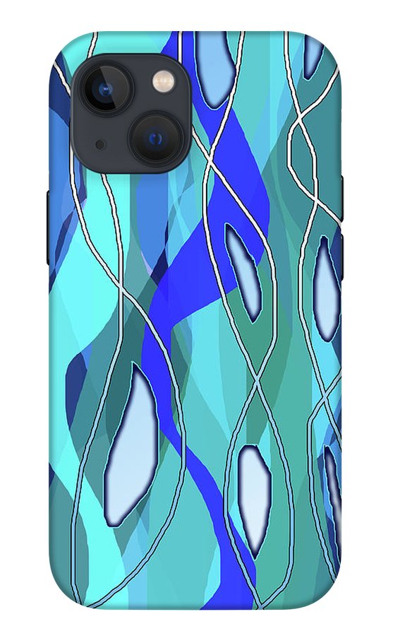 Wavy Blue - Phone Case