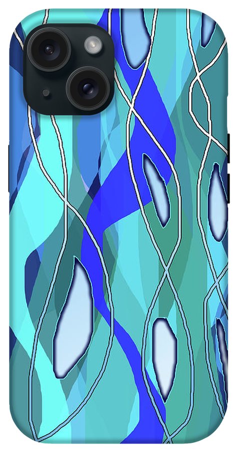 Wavy Blue - Phone Case