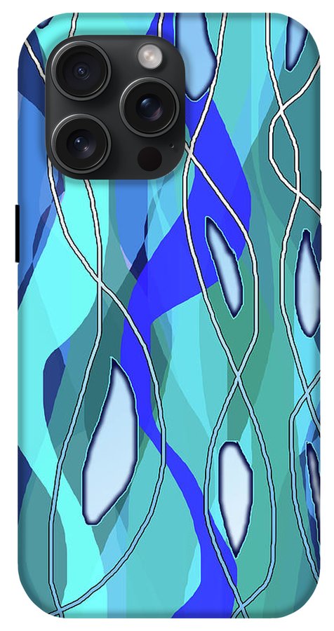 Wavy Blue - Phone Case