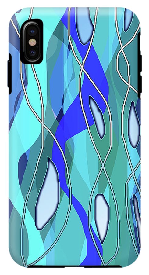 Wavy Blue - Phone Case