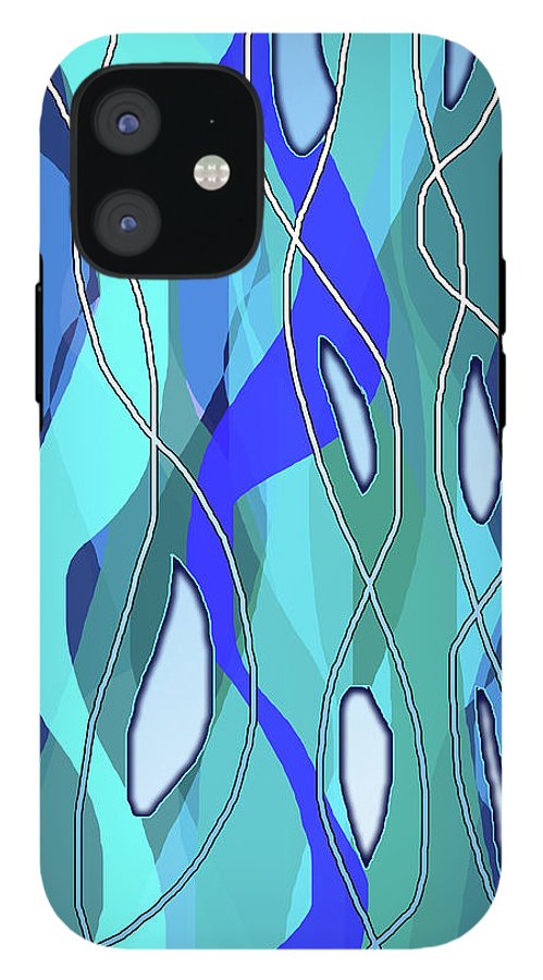 Wavy Blue - Phone Case