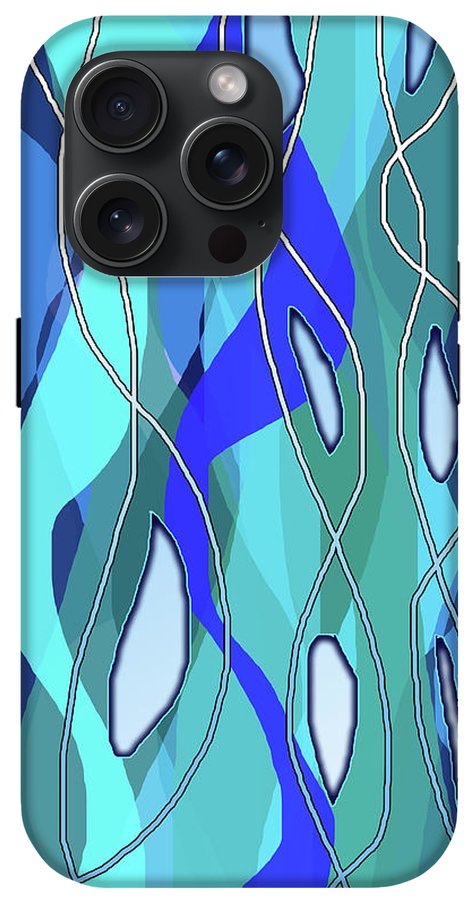 Wavy Blue - Phone Case
