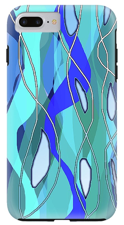 Wavy Blue - Phone Case