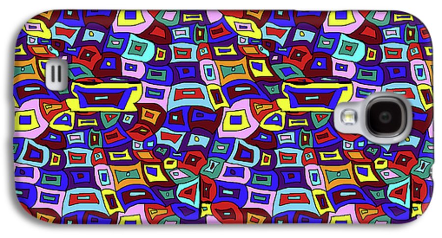 Wavy Squares Pattern - Phone Case