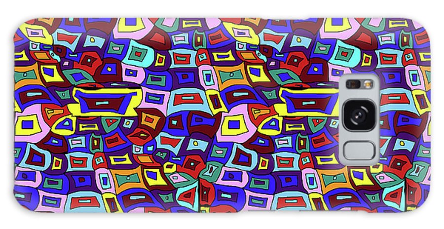 Wavy Squares Pattern - Phone Case