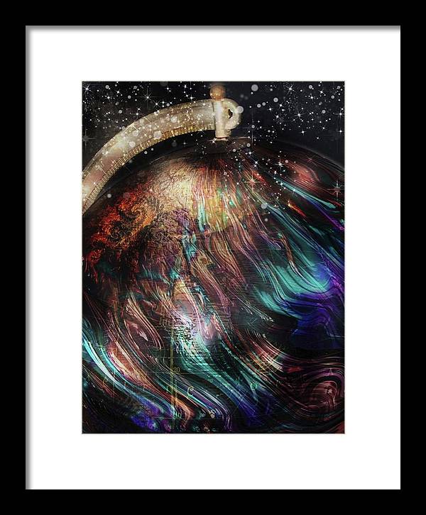 When Solar Flares Meet Singularities - Framed Print