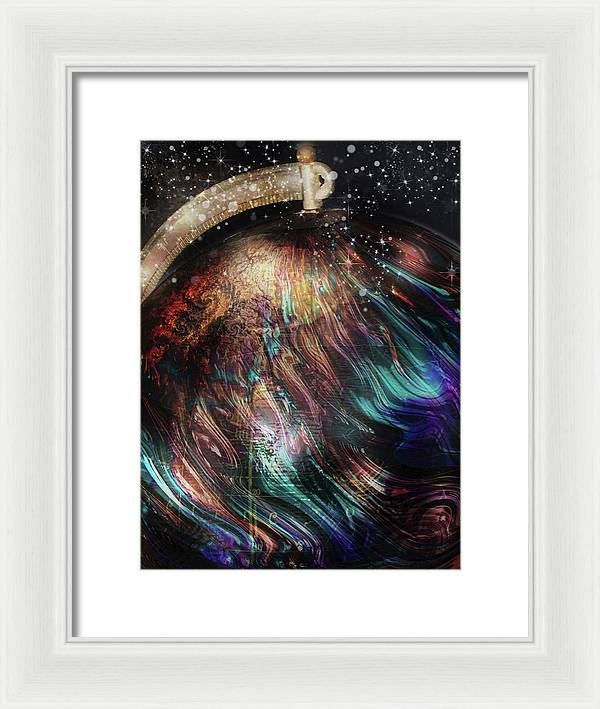 When Solar Flares Meet Singularities - Framed Print