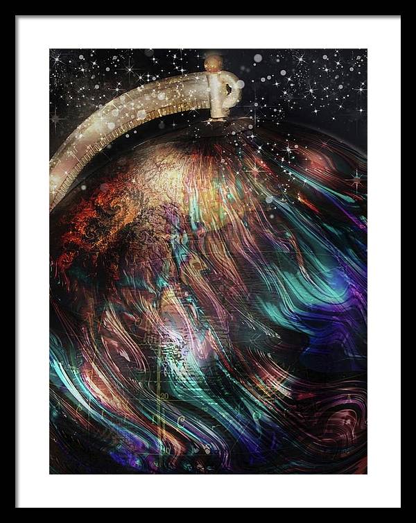When Solar Flares Meet Singularities - Framed Print