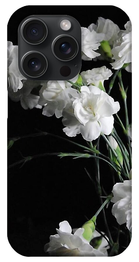 White Carnation Group - Phone Case