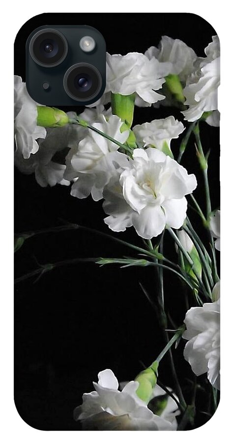 White Carnation Group - Phone Case