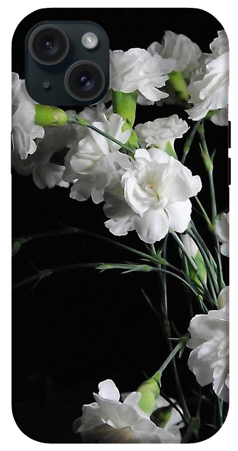 White Carnation Group - Phone Case