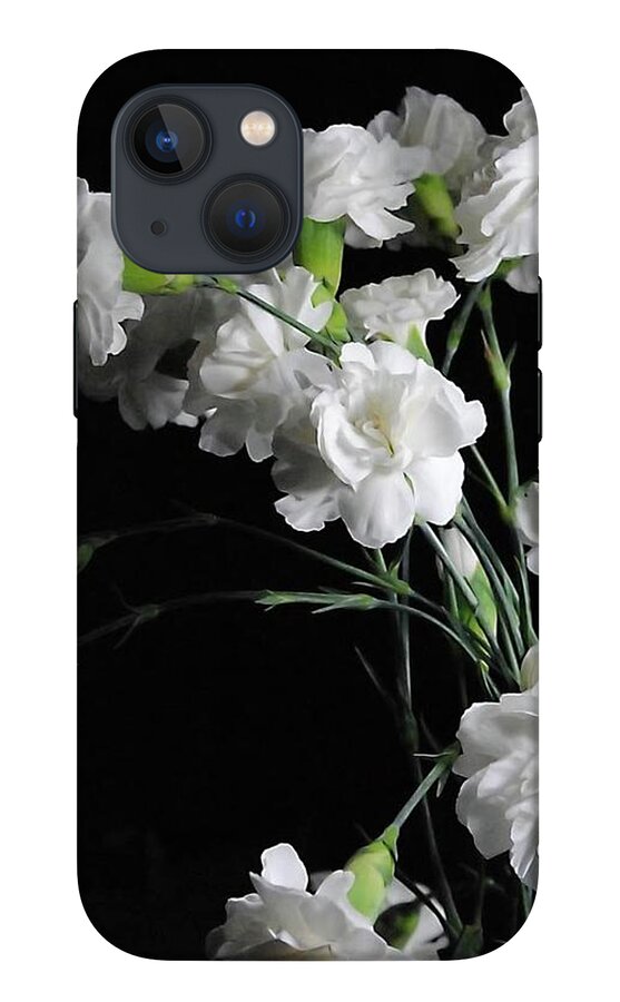 White Carnation Group - Phone Case