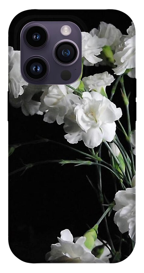 White Carnation Group - Phone Case