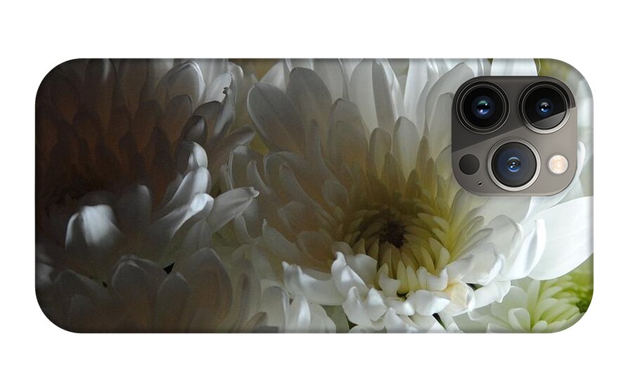 White Chrysanthemum Bouquet - Phone Case