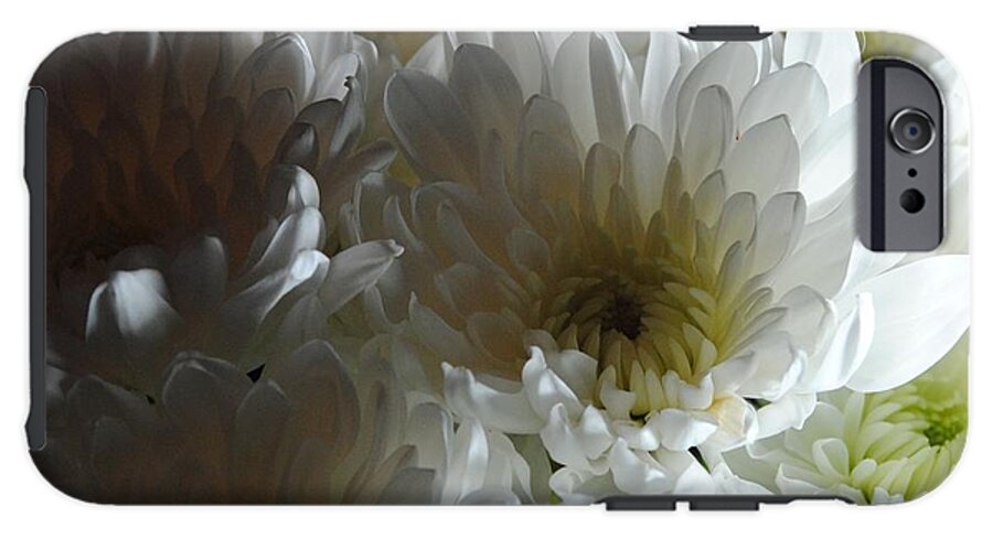 White Chrysanthemum Bouquet - Phone Case