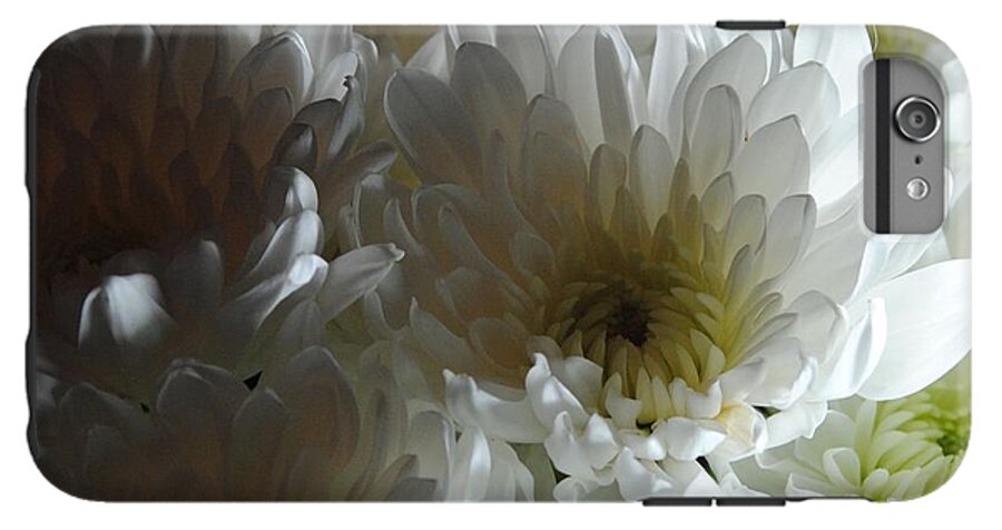 White Chrysanthemum Bouquet - Phone Case