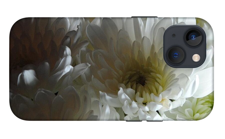 White Chrysanthemum Bouquet - Phone Case