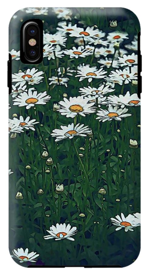 White Daisy Field - Phone Case