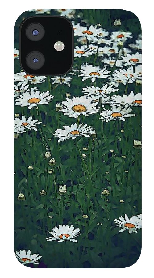 White Daisy Field - Phone Case