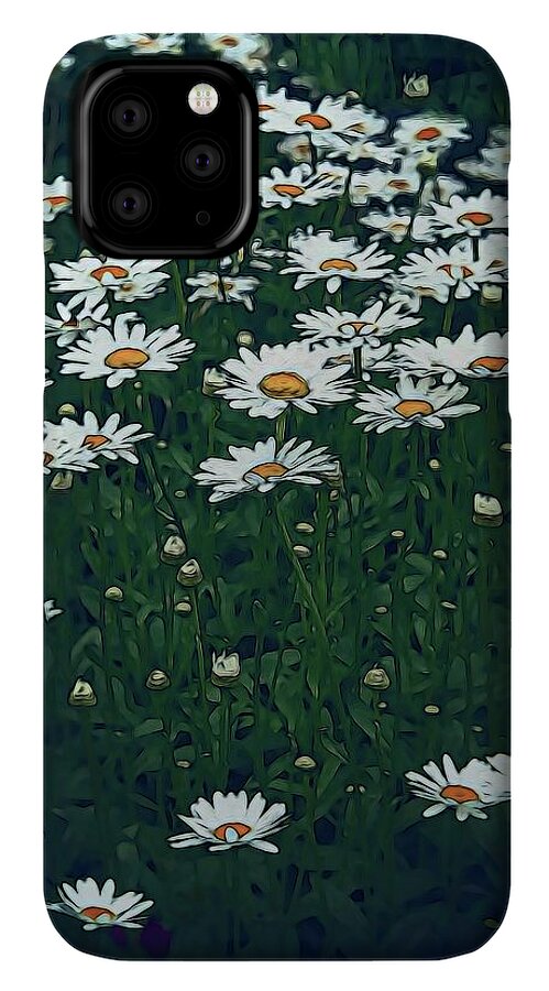 White Daisy Field - Phone Case