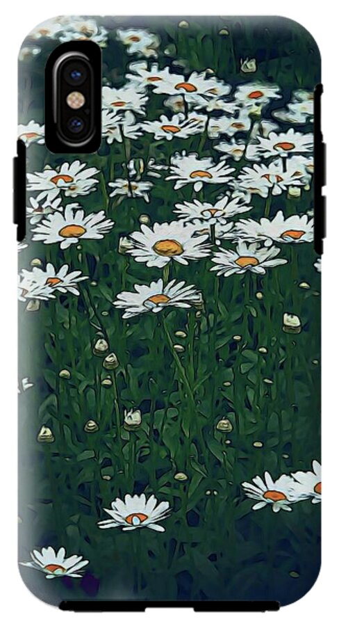 White Daisy Field - Phone Case