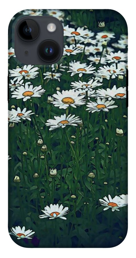 White Daisy Field - Phone Case