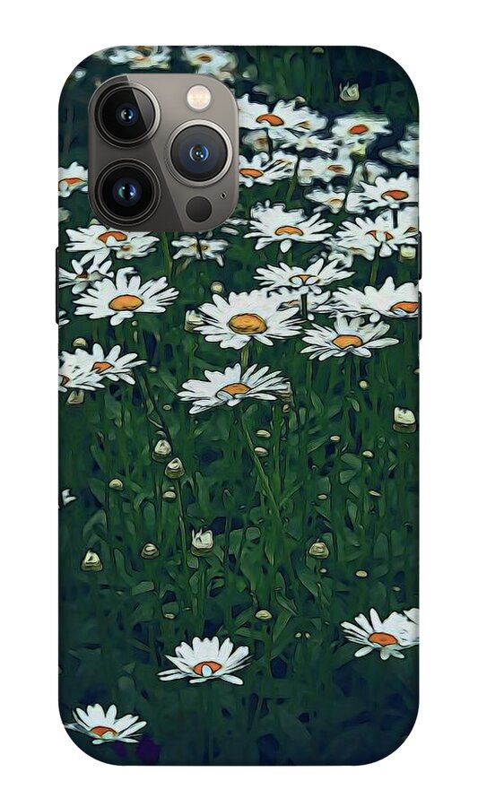 White Daisy Field - Phone Case