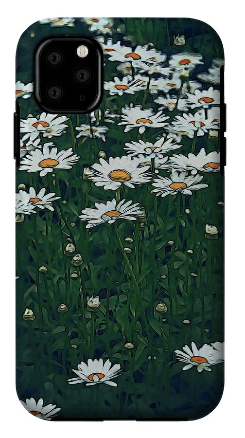 White Daisy Field - Phone Case