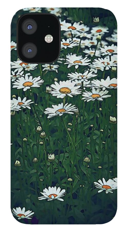 White Daisy Field - Phone Case