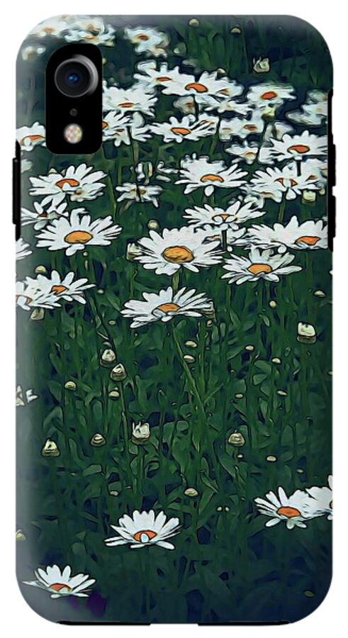 White Daisy Field - Phone Case