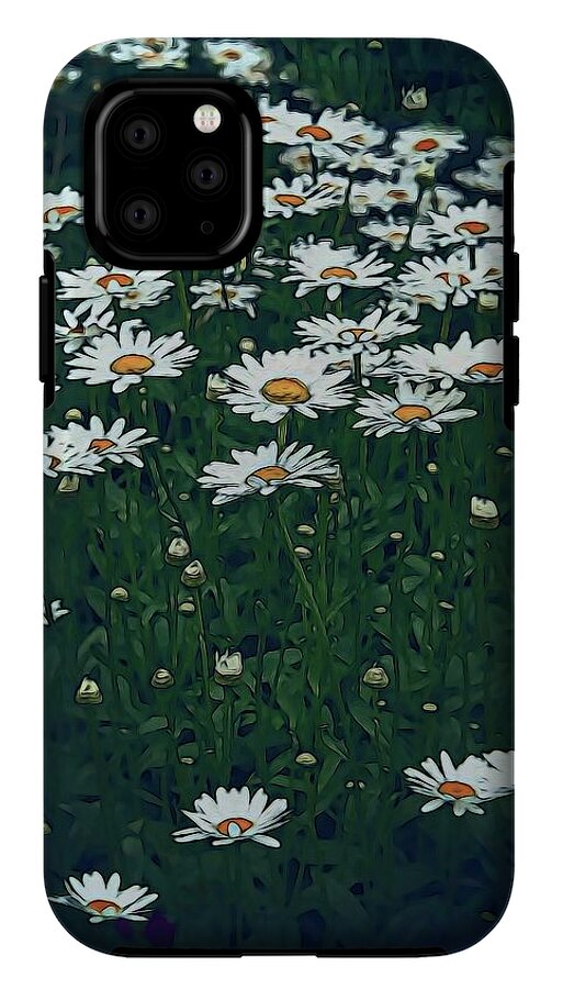 White Daisy Field - Phone Case