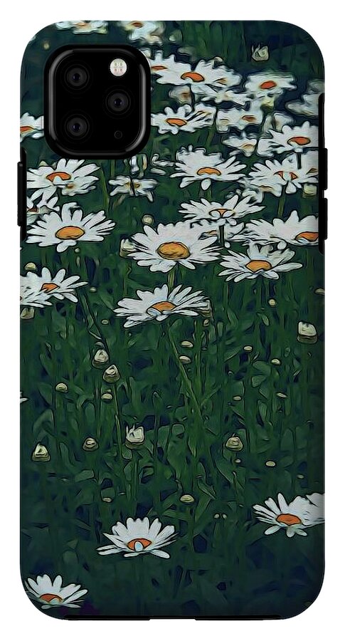 White Daisy Field - Phone Case