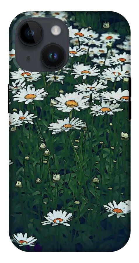 White Daisy Field - Phone Case