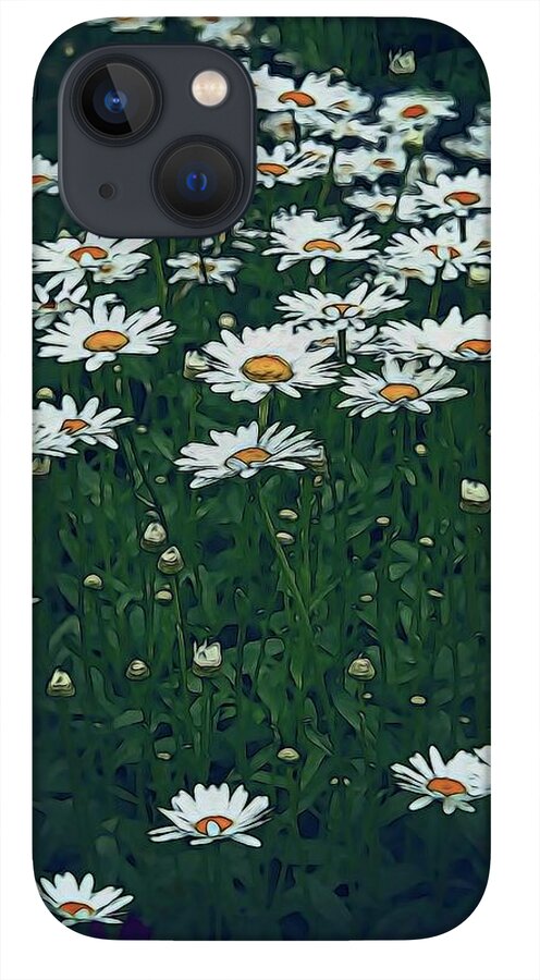 White Daisy Field - Phone Case