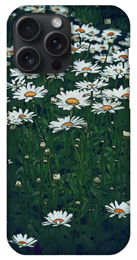 White Daisy Field - Phone Case