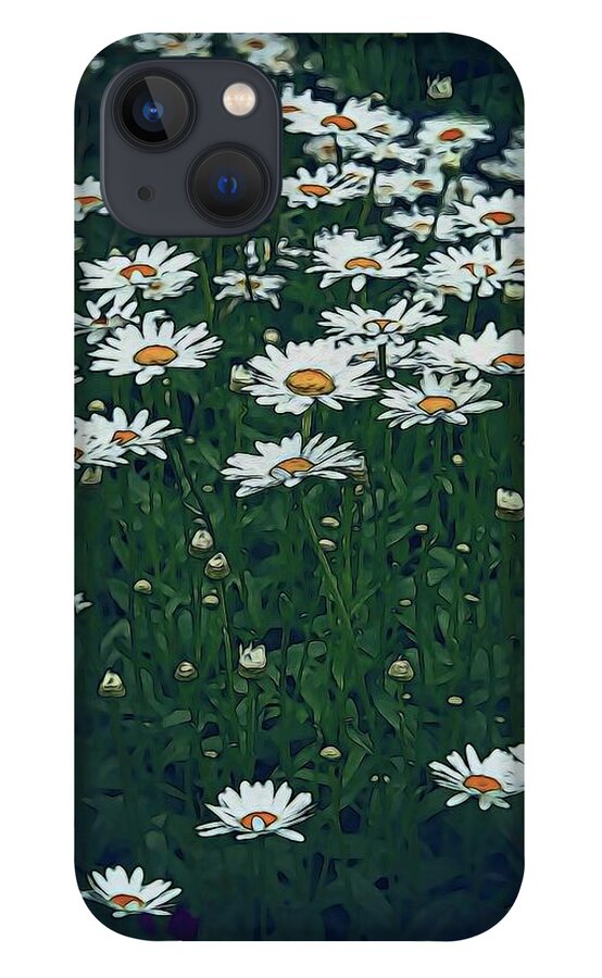 White Daisy Field - Phone Case