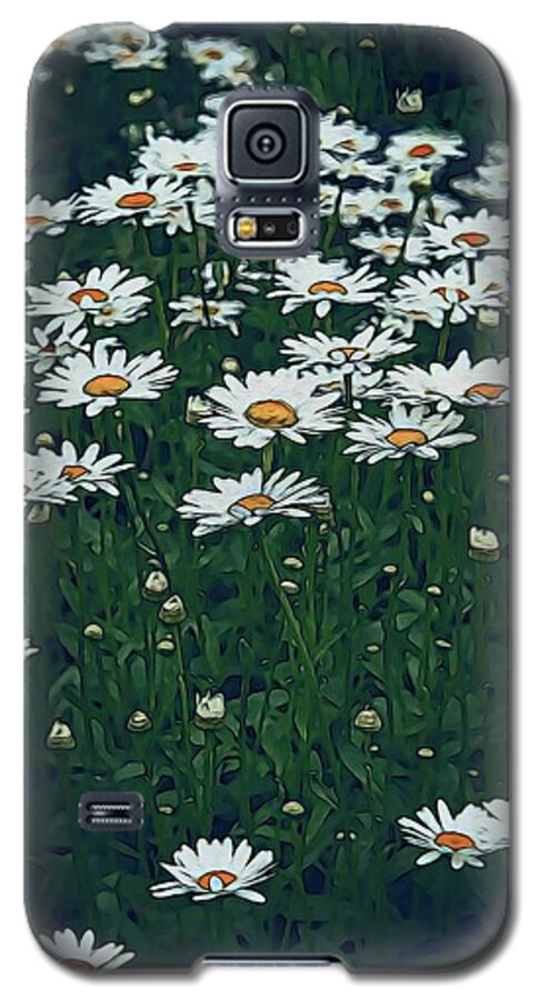 White Daisy Field - Phone Case