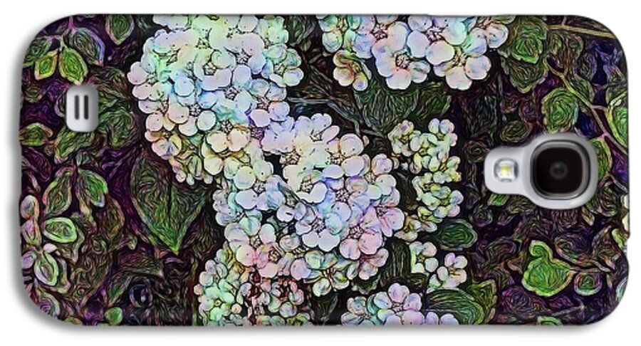 White Wildflower Hedge - Phone Case